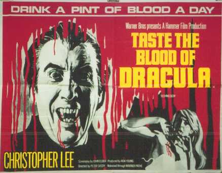 poster for "Taste the Blood of Dracula" (1969)