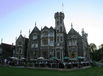 The iconic Oakley Court, Bray. Location for many classic Hammer Horrors, August 2007. 
