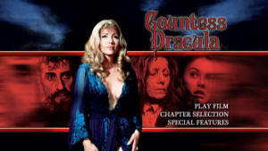 screen grabs of menus from Network's Countess Dracula special edition dvd (2006)